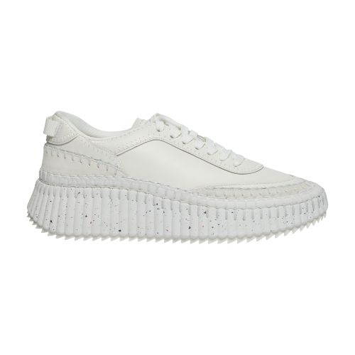 Shop Chloé Nama Sneakers In Brilliant_white