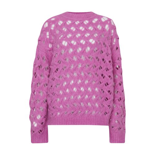 MARANT ÉTOILE Brushed pointelle-knit sweater