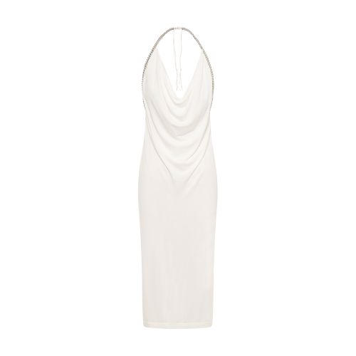 Dion Lee Barball Rope-chain Midi Dress In Ivory