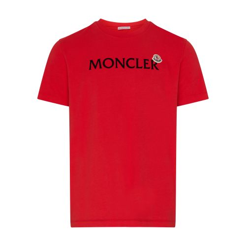Shop Moncler Short-sleeve T-shirt With Logo In 455