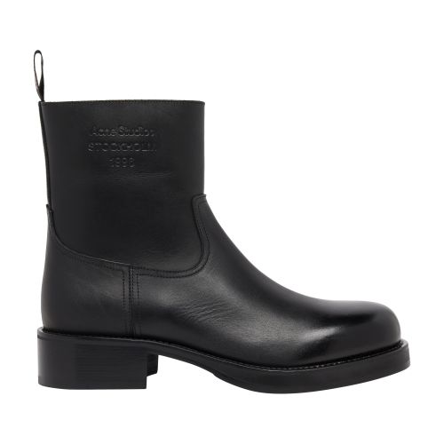 Logo ankle boots