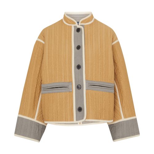 Shop Soeur Patchouli Jacket In Beige_gris