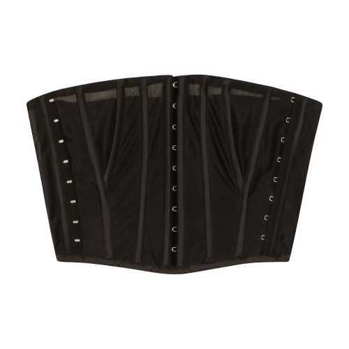 Dolce & Gabbana Marquisette Corset Belt In Black