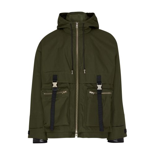 Loewe Parka In Olive_green