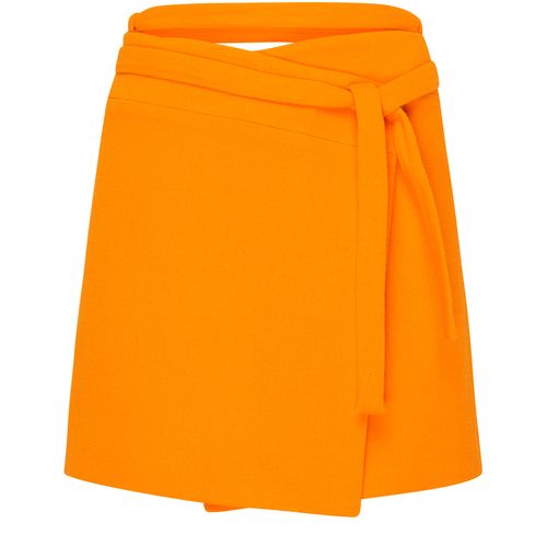 Wrap mini skirt