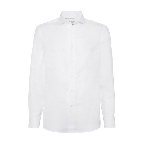 Shop Brunello Cucinelli Easy-fit Shirt In Blanc