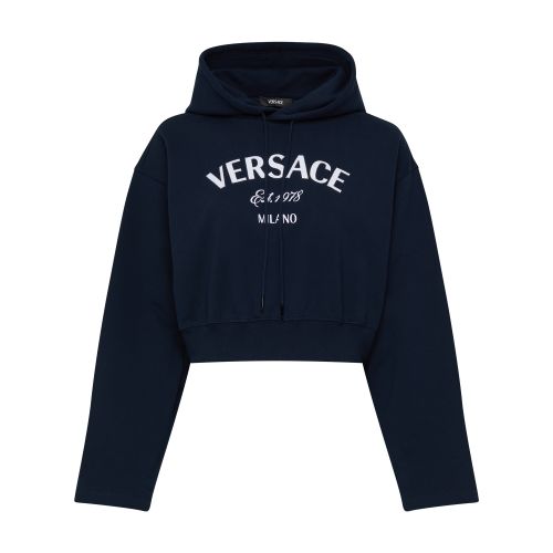Versace Milano Logo Series Embroidered Sweatshirt