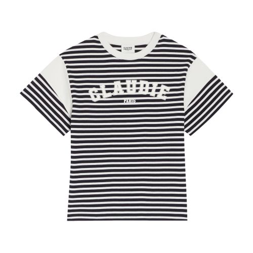 Two-tone Claudie t-shirt