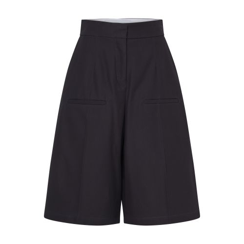 Shop Loewe Tailored Shorts In Midnight_blue
